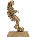 Signature Series Gold Female Soccer Figure - 8"